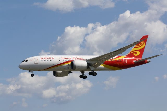 Boeing 787-8 (B-2729) - Hainan 787-8 Landing at Lester B.Pearson Intl Airport CYYZ,May 17,2014