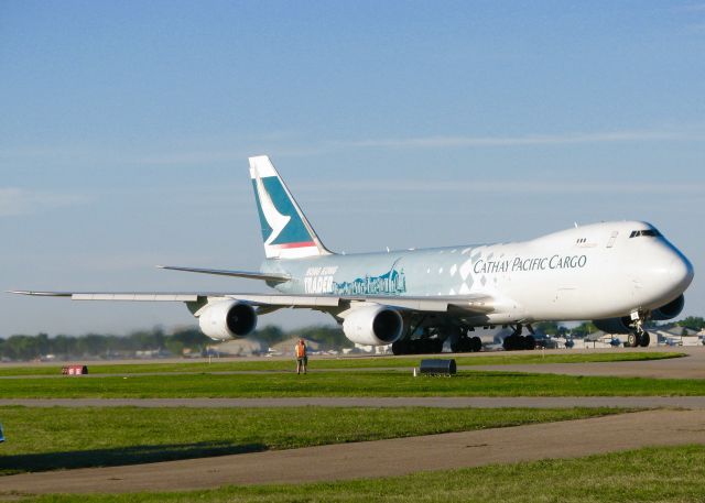 BOEING 747-8 (B-LJA) - AirVenture 2016. Another photo of the new 747.