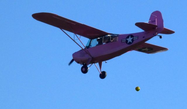 N4008A — - "Pumpkins Away" at the Annual Great Pumpkin Fly-In for this 1947 Aeronca 7BCM Champion from the Autumn of 2022.