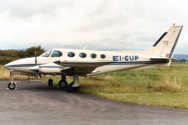 Cessna 335 (EI-CUP) - Seen here in Aug-06.br /br /Registration cancelled 7-Sep-12 as removed from service.