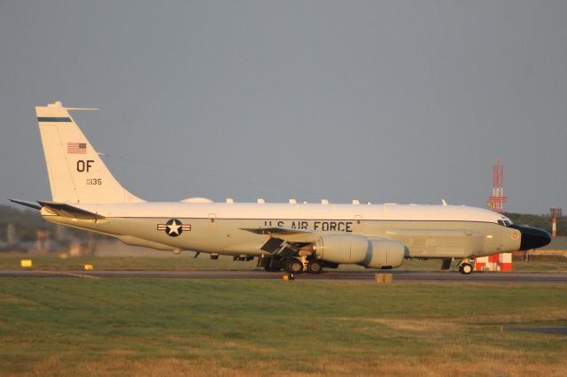 Boeing RC-135 (62-4135) - Vacating off runway 29 