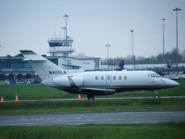 Hawker 800 (N405LA) - N405LA AT SHANNON