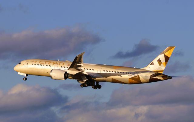 Boeing 787-9 Dreamliner (A6-BLN) - Sunset departure 