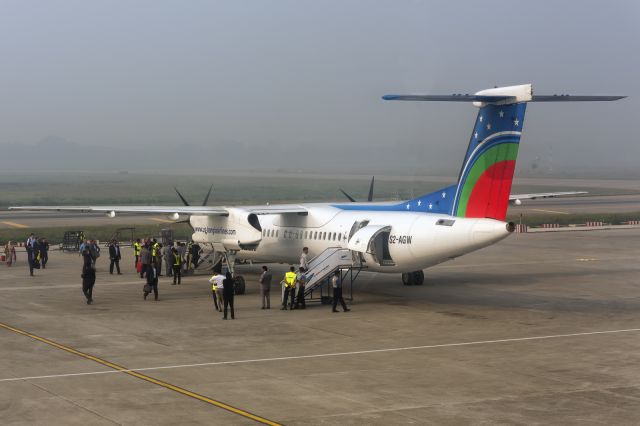 de Havilland Dash 8-400 (S2-AGW) - 1st Jan., 2017