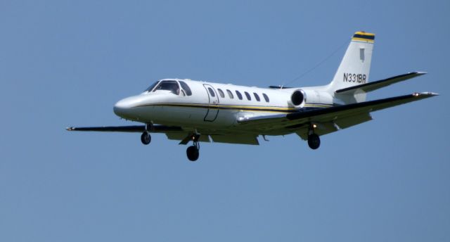 Cessna Citation V (N331BR) - On final is this 1999 Cessna Citation 560 in the Spring of 2019.