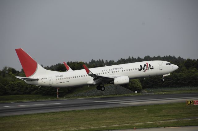 Boeing 737-800 (JA322J) - Approach to Narita Intl Airport Rwy16L on 2013/05/06