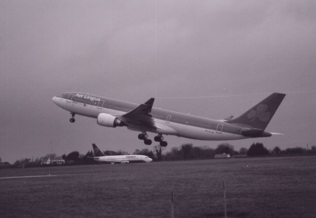 Airbus A330 (EI-LAX) - Taken using infra-red film