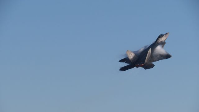 Lockheed F-22 Raptor — - F22 Demo team at Seymour Johnson AFB