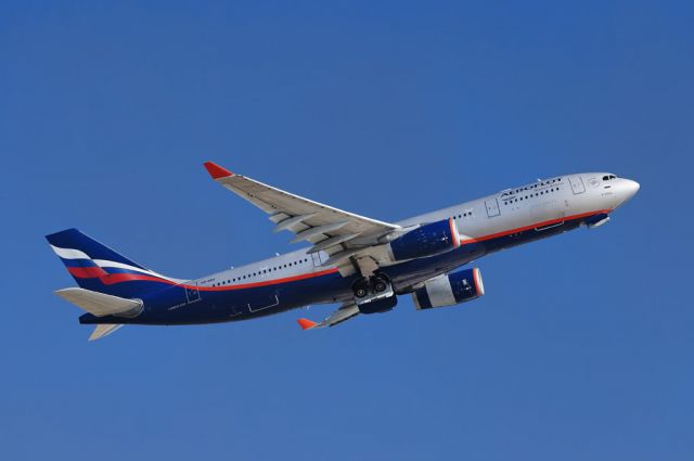 VQ-BBG — - An Aeroflot Airbus A330-243 takes to the skies after departure from the Los Angeles International Airport, LAX, Westchester, Los Angeles, California