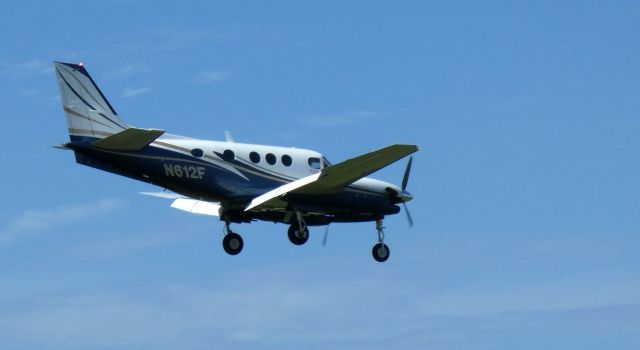 Beechcraft King Air 90 (N612F) - On final is this 1989 Beechcraft King Air C90A from the Summer of 2020.