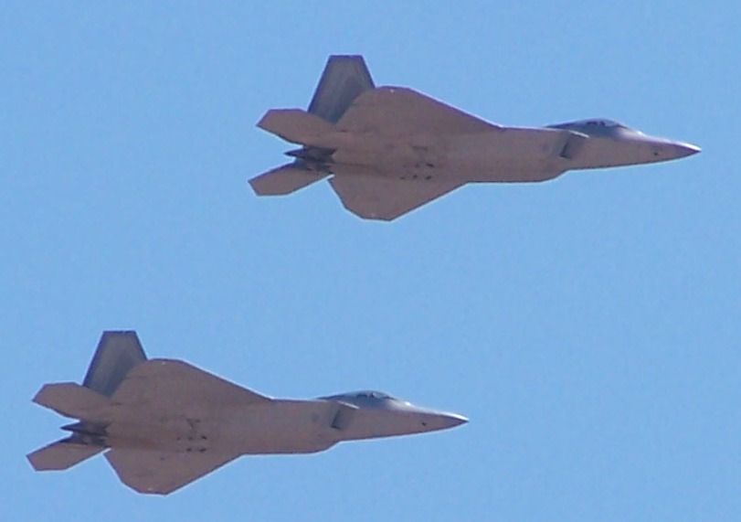 Lockheed F-22 Raptor — - Standing Center track at Las Vegas Motor Speedway