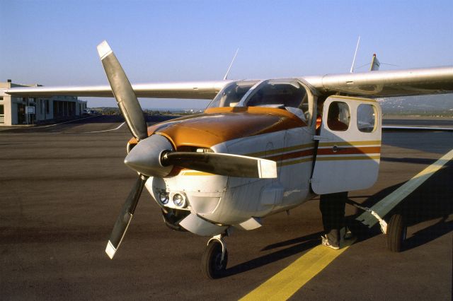 Cessna P210 Pressurized Centurion (N4756K) - February 1990 at Calvi