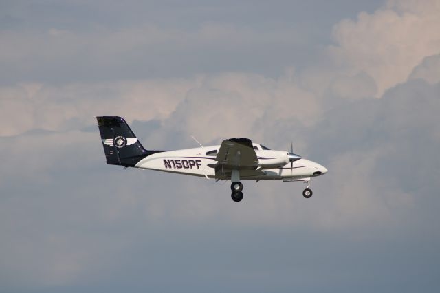 Piper PA-44 Seminole (N150PF) - Paragon Flight Training Co. PA44 coming back from a short hop to Southwest Florida International Airport. Landing Rwy 22.