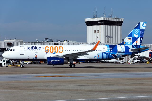 Airbus A320 (N809JB) - JetBlue for Goods colors