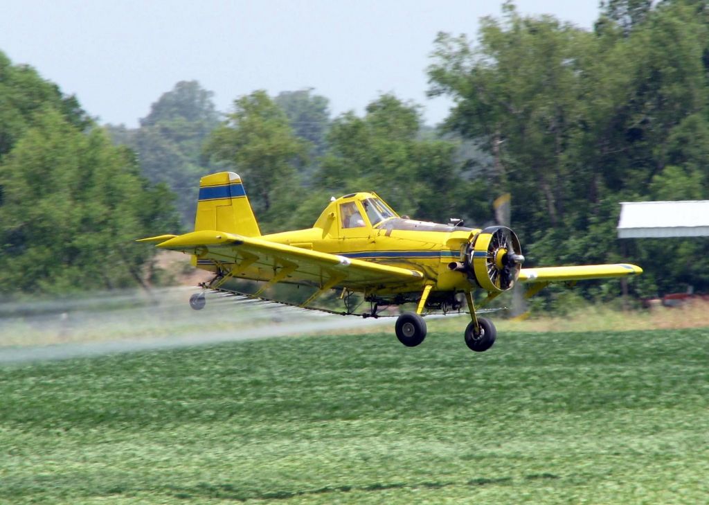 N91968 — - Driving through Natchitoches, Louisiana and caught this crop duster again!