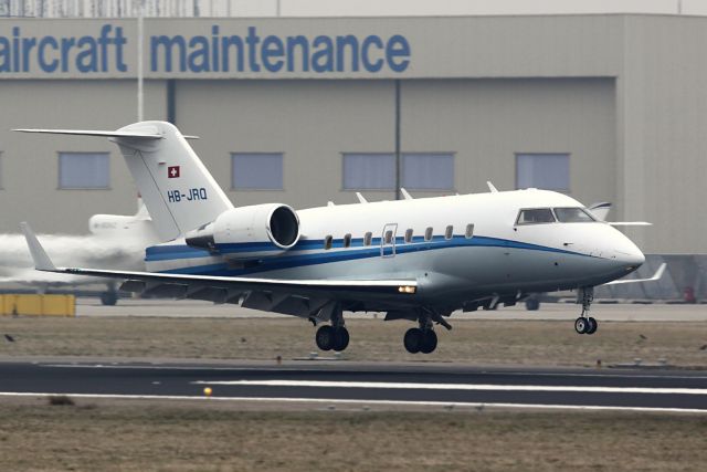 Canadair Challenger (HB-JRQ) - TEFAF 2010 VISITOR.