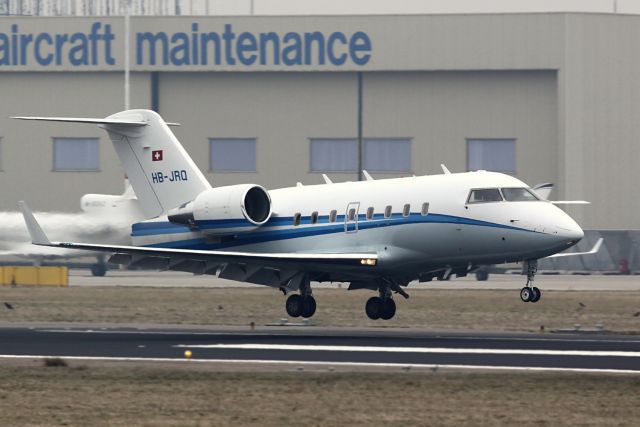 Canadair Challenger (HB-JRQ) - TEFAF 2010 VISITOR.