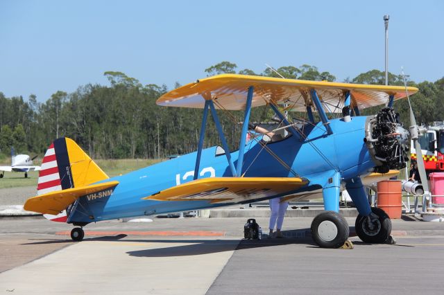 Boeing PT-17 Kaydet (VH-SNM) - Boeing A75N1/PT-17.br /Manufactured in 1940, USAbr /Photo: 28.01.2017