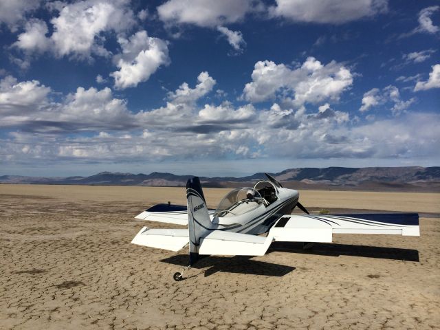 Vans RV-8 (N848MC) - Parked at Alvord Desert.