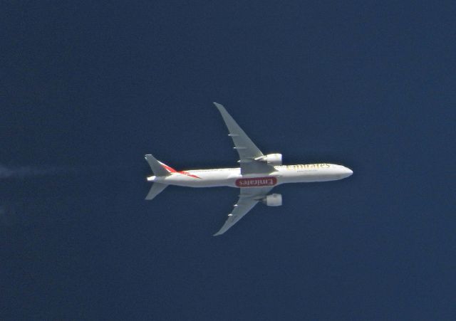 BOEING 777-300ER (N215) - Passing by Carson City, NV on the way to LAX