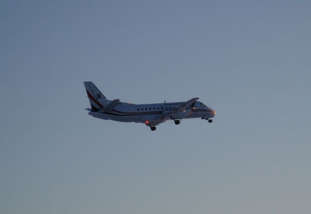 Saab 340 (C-GXPS) - Sunset and take off all in one