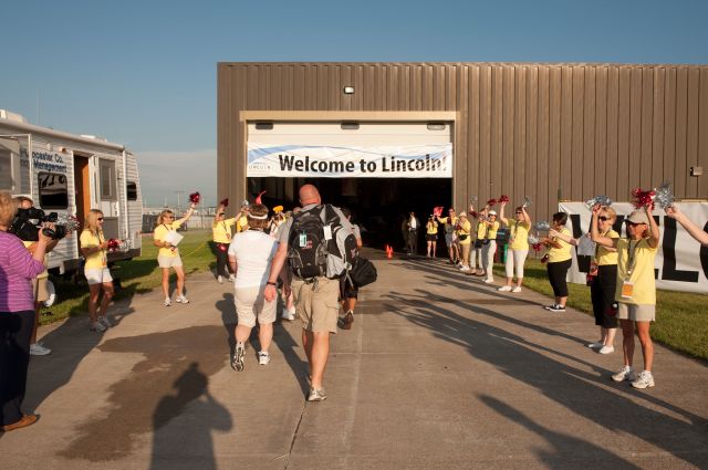 CSOA — - Cessna Special Olympics Airlift 2010 - http://flightaware.com/airlift/ - Airlift and Athletes arriving in Lincoln, Nebrasks on July 17, 2010.  Photos Courtesy Cessna Aircraft Company