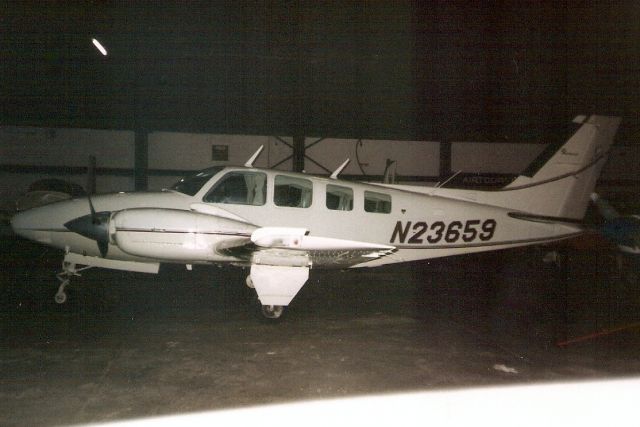 Beechcraft Baron (58) (N23659) - Seen here in Feb-91.