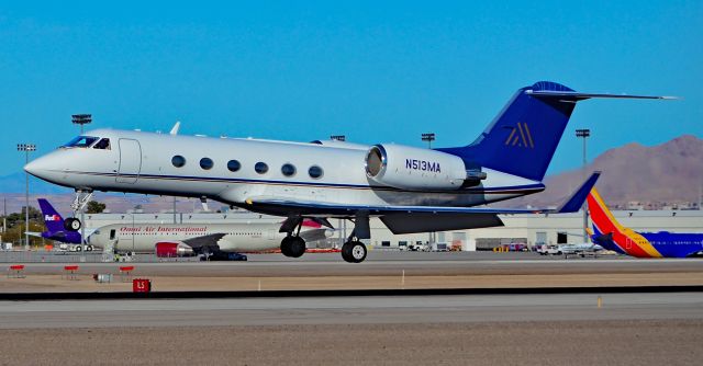 Gulfstream Aerospace Gulfstream IV (N513MA) - N513MA 1996 GULFSTREAM G-IV s/n 1283 - Las Vegas - McCarran International (LAS / KLAS)br /USA - Nevada,  January 18, 2019br /Photo: TDelCoro