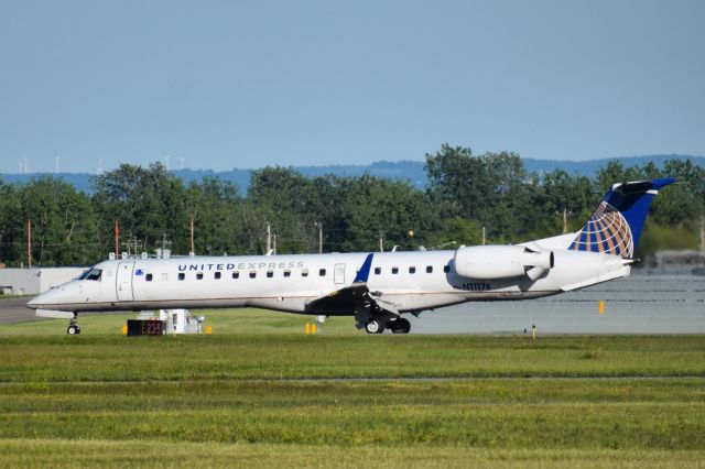 Embraer ERJ-145 (N11176) - United Express (opby Commutair) arriving into Buffalo (BUF) from Washington DC (IAD) on June 15th 2020