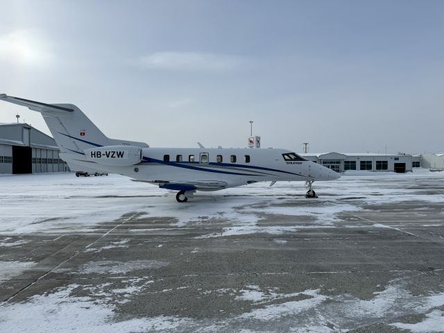 Pilatus PC-24 (HB-VZW) - Ferry flight from Switzerland to USA. Flown by Pilatus Demo pilot Capt. Marc Michel. 20-FEB-2024. 