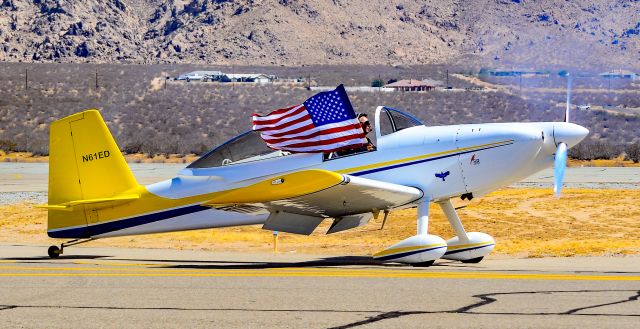 Vans RV-8 (N61ED) - N61ED 2007 Vans RV-8 C/N 82707 - 2019 18th Annual Apple Valley Airshow and Car Displaybr /br / Apple Valley Airport (APV) (KAPV)br /California, USAbr /Photo: TDelCorobr /October 12, 2019