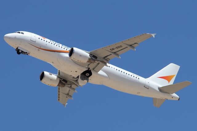 Airbus A320 (5B-DDO) - 27/04/2023:br /Flight to larnaca (LCA), Cyprus.br /Plane leased a year ago from Gecas where was stored by Flynas from 08/2020.