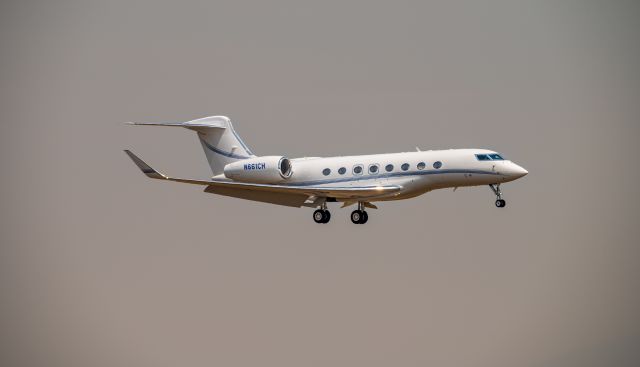 Gulfstream Aerospace Gulfstream G650 (N661CH) - Gulfstream G650ER arrival into KBZN