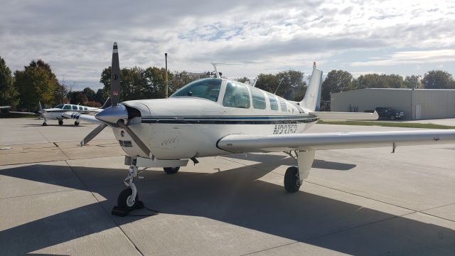 Beechcraft Bonanza (36) (N23752) - Moving planes around