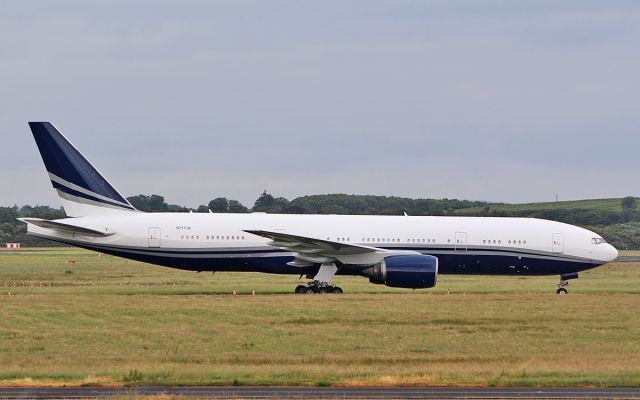 Boeing 777-200 (N777UK) - polaris aviation solutions b777-212er n777uk parked at shannon 19/6/18.