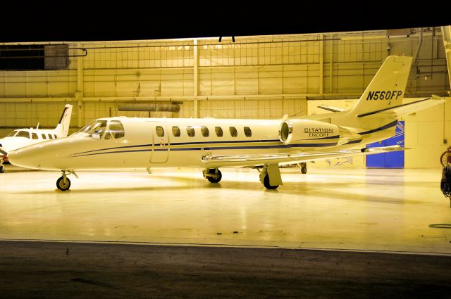 Cessna Citation V (N560FP) - Seen at KMTN on 8/15/2009.