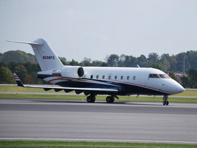 Canadair Challenger (N336FX) - At KJQF - 10/10/14