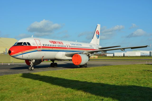 Airbus A320 (N720AP) - Ex China Airlines A320-214 B-2400 awaiting its fate at St Athan 02 January 2015.