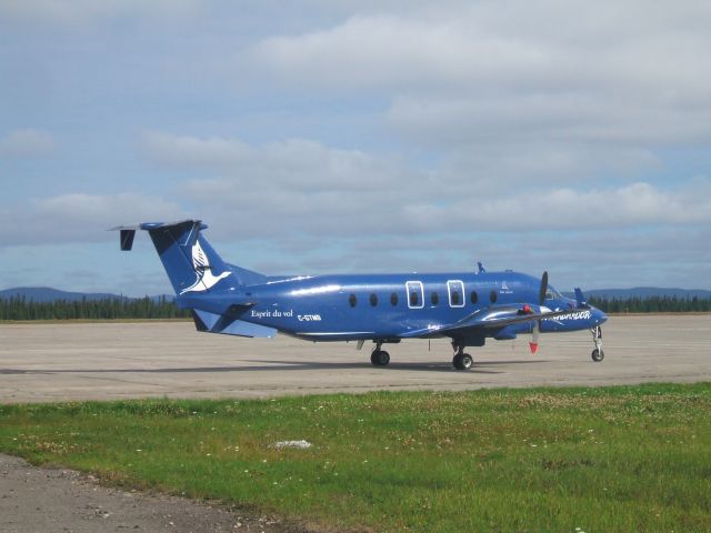 Beechcraft 1900 (C-GTMB) - Parked  at Air Labrador  Goose Airport Lab ..... August 14/8