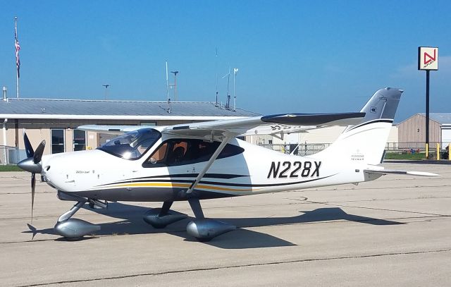 TECNAM P-2008 (N228X) - Whiteside County Airport KSQI, 18 Aug. 2022br /This pretty little Tecnam stopped thru today.br /Gary C Orlando Photo 