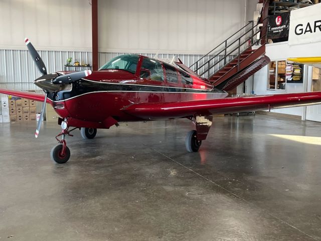 Beechcraft 35 Bonanza (N6269V) - N6269V in the maintenance hangar at Bismarck Aero Center, cleaned up and ready for flight.