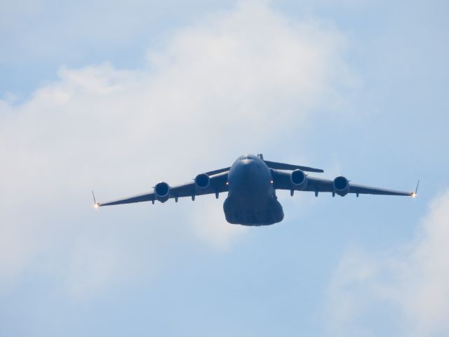 Boeing Globemaster III (96-0008) - CADDO82br /MAKING HIS FINI FLIGHT OVER Baxter Springs Kansas. br /08/19/22