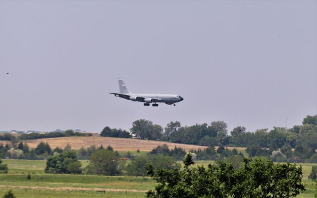 Boeing C-135B Stratolifter (61-0276) - Inbound for Rwy 36 on a drill weekend