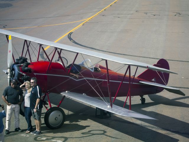 NAC4418 — - After a sightseeing flight in a bi-plane. Great fun!