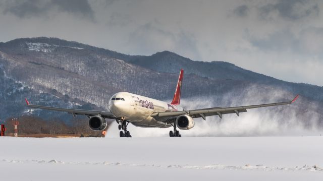 Airbus A330-300 (B-22102) - Trans Asia / Airbus A330-343Xbr /Jan.11.2016 Hakodate Airport [HKD/RJCH] JAPAN