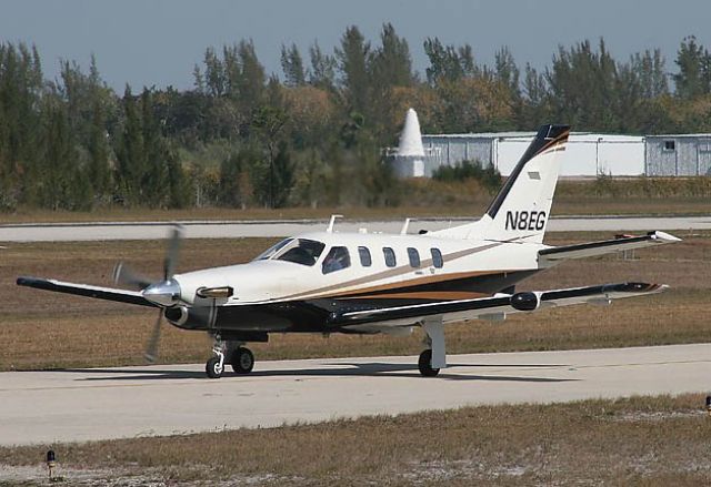 Socata TBM-700 (N8EG) - Owned by Doug Carlson of Aspen, Colorado (CEO of Fiji Water).