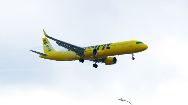 Airbus A321neo (N740NK) - Came in from SJC! Brand New, delivered in October. I believe this is the First photo of it on Flight Aware!