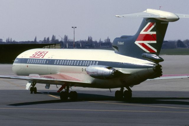 G-ARPJ — - HS 121 Trident 1C in April 1969 at Düsseldorf (EDDL)