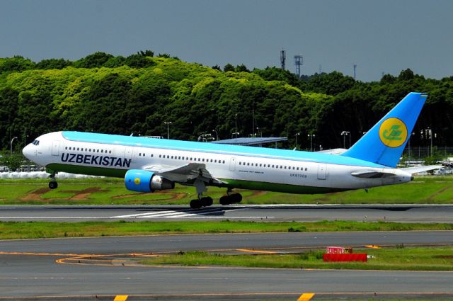 BOEING 767-300 (UK-67002) - Lift Off