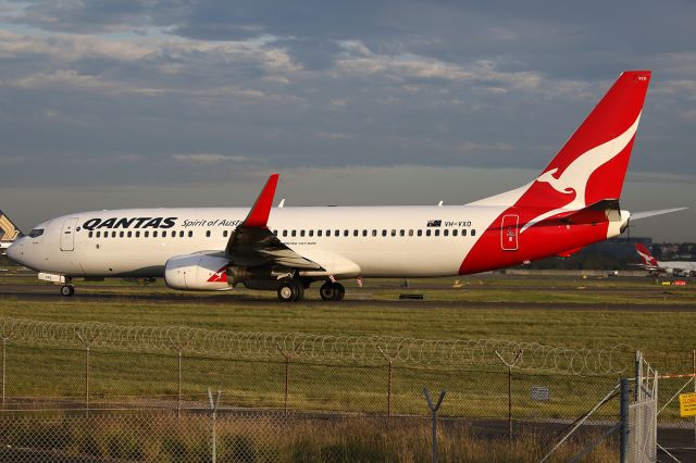 Boeing 737-800 (VH-VXO) - on 2 May 2017